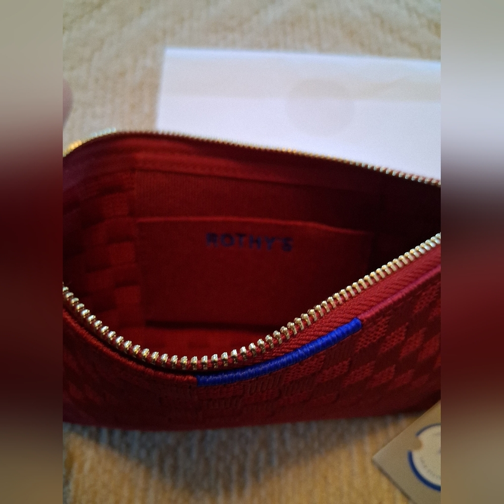 ROTHY'S The Wallet Wristlet in Cranberry - Picture 3 of 4